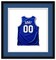 CustomPictureFrames.com Solid Wood Jersey Shadow Box Frame - Matte Black - Sizes 24x26 - Wall Display With Double Mat Made in the USA